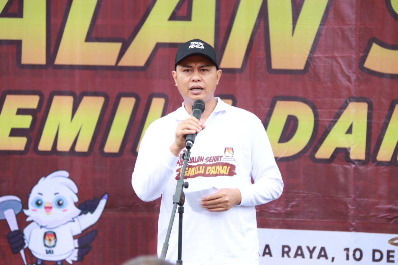 KPU Prov. Kalteng Gelar Jalan Sehat Pemilu Damai 2024