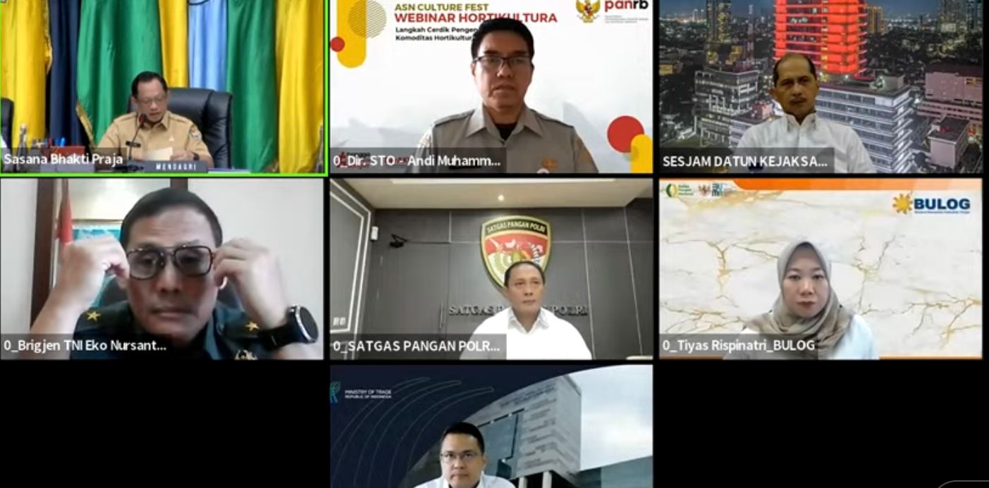 Pemprov Kalteng Ikuti Rakor Inflasi Bersama Kementerian Dalam Negeri Secara Virtual