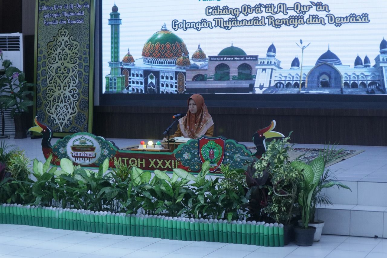 Lomba Qiraat Al-Quran Golongan Mujawwad Remaja dan Dewasa Salah Satu Cabang Perlombaan MTQH XXXII