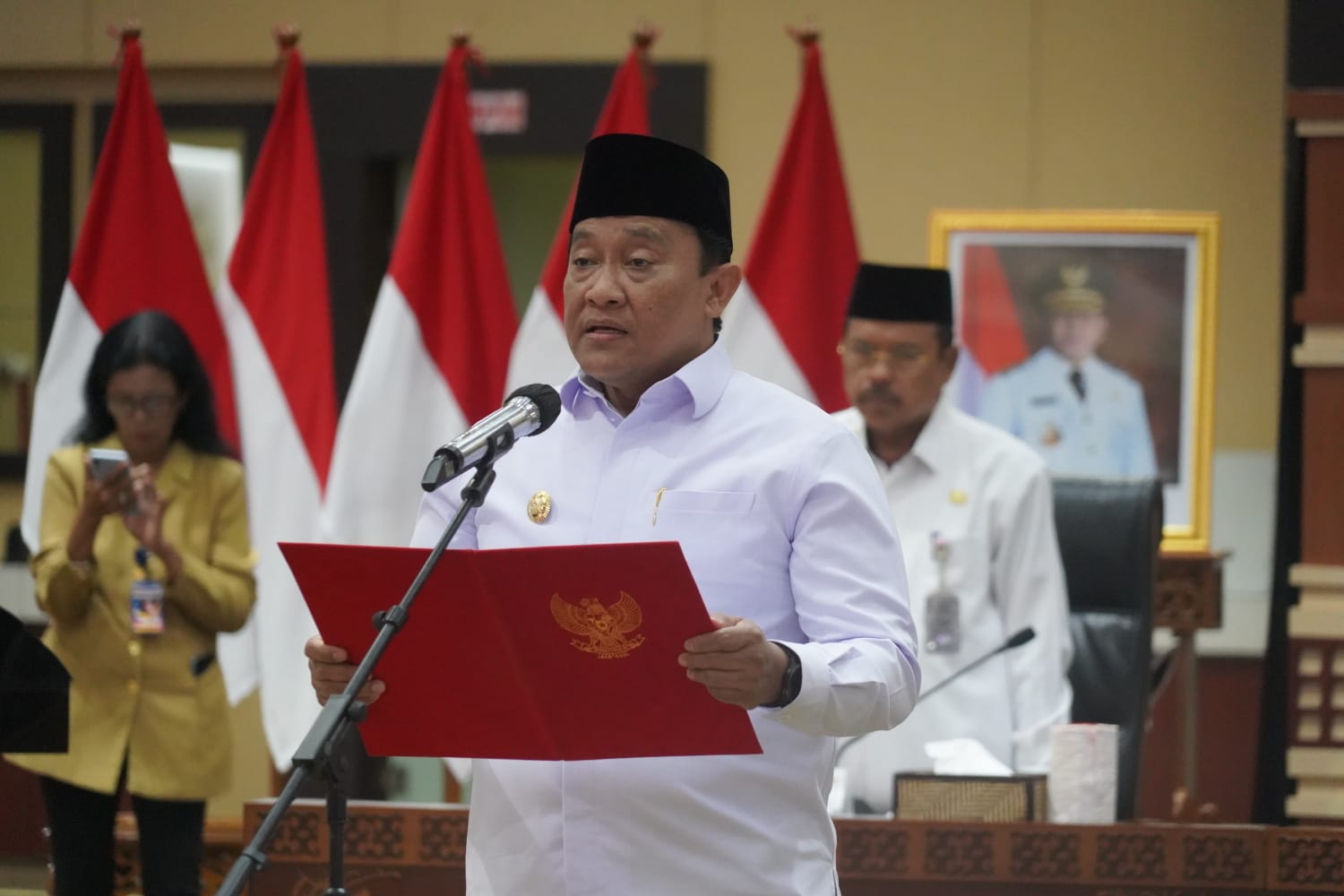 Wagub Kalteng Lakukan Pelantikan dan Pengambilan Sumpah/Janji Pejabat Administrator di Lingkungan Pemprov. Kalteng