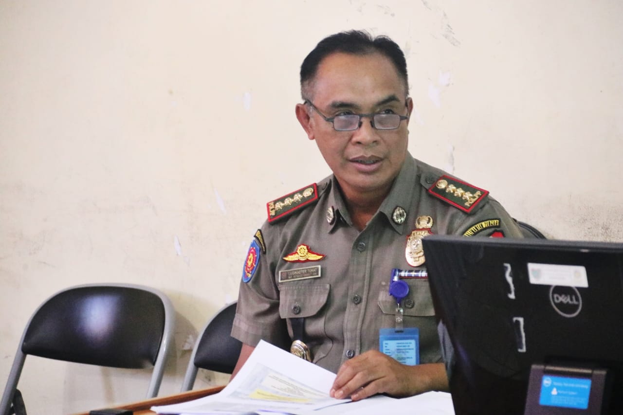 Satpol PP Prov. Kalteng Terima Kunjungan Tim Penilai Visitasi Monev KIP di Wilayah Prov. Kalteng