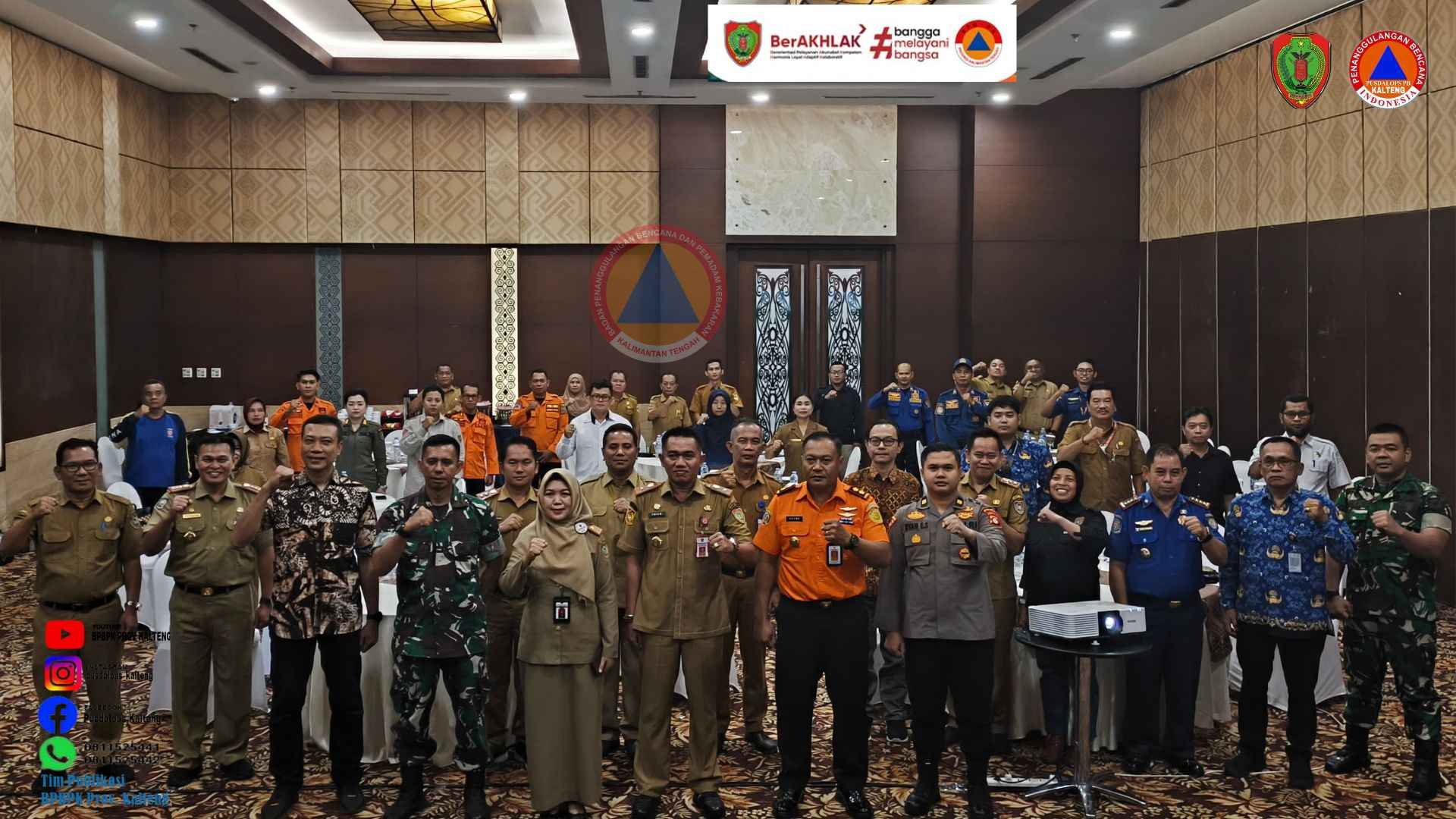 BPBPK Prov. Kalteng Gelar Workshop Penyusunan Rencana Kontingensi Bencana Banjir Provinsi Kalteng Tahun 2024