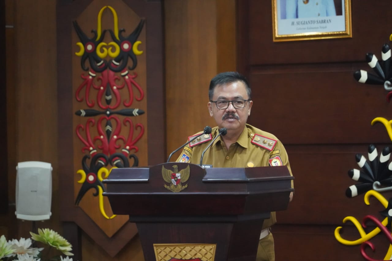 Plh. Asisten Pemkesra Herson B. Aden Buka Sosialisasi Peraturan Daerah Prov. Kalteng Nomor 4 Tahun 2023 Tentang Pendidikan Pancasila dan Wawasan Kebangsaan