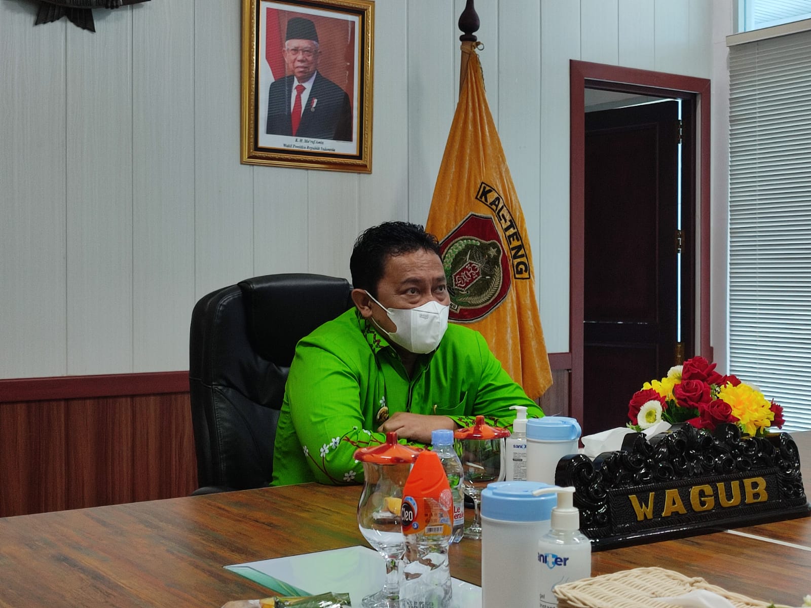 Wagub Kalteng H. Edy Pratowo Secara Virtual Hadiri Rapat Paripurna Ke - 2 Masa Persidangan I Tahun Sidang 2022 DPRD Prov. Kalteng