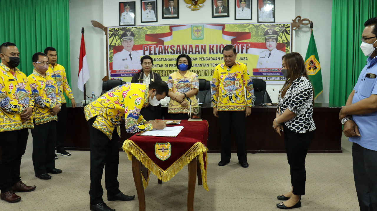 Pelaksanaan Kick Off Penandatanganan Kontrak Barang/Jasa