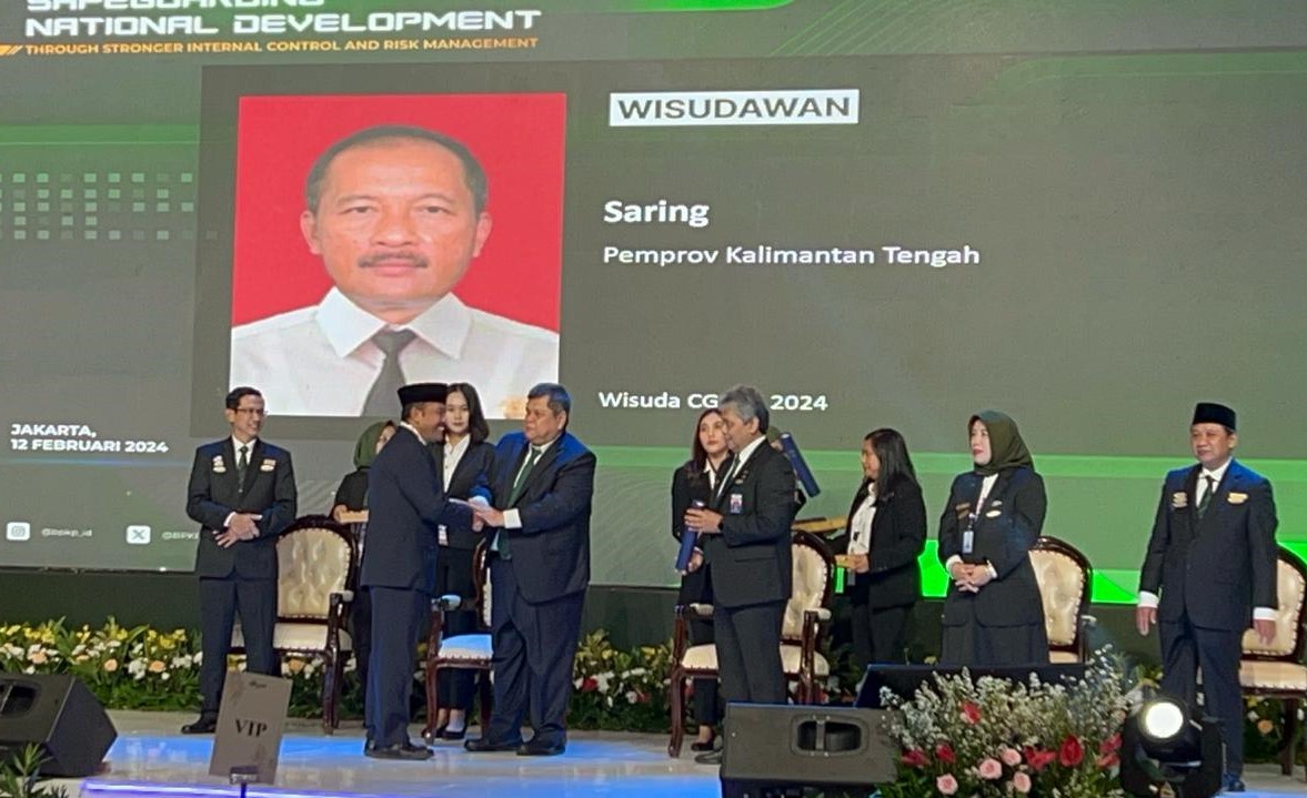 Inspektur Daerah Prov. Kalteng Ikuti Wisuda Sertifikasi CGCAE