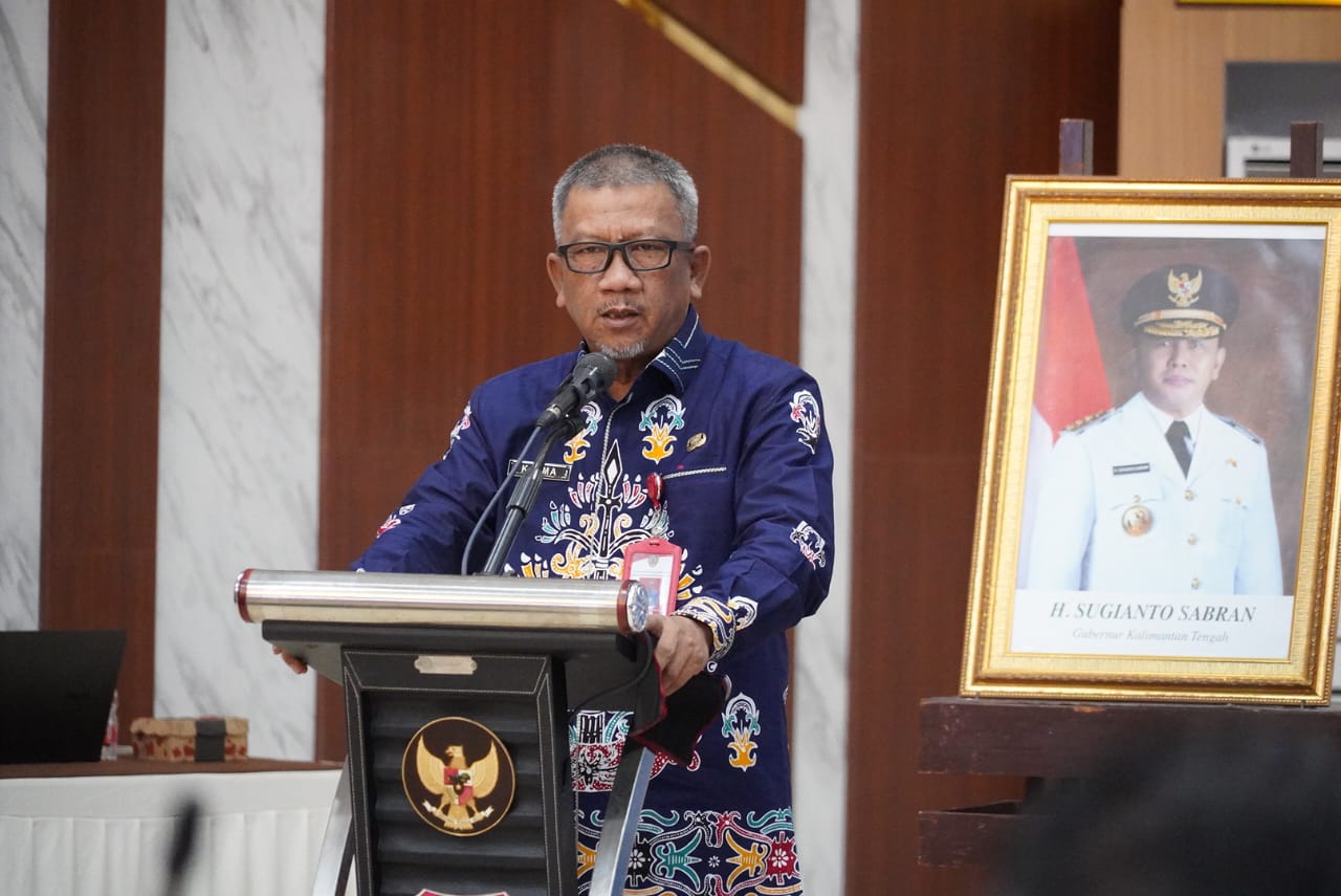 Plt Sekda M Katma F Dirun Buka Rakor RIPJPID serta Road Map PUD Provinsi Kalteng