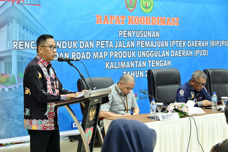 BAPPERIDA Prov. Kalteng Gelar Rakor RIPJPID dan Road Map PUD Prov. Kalteng