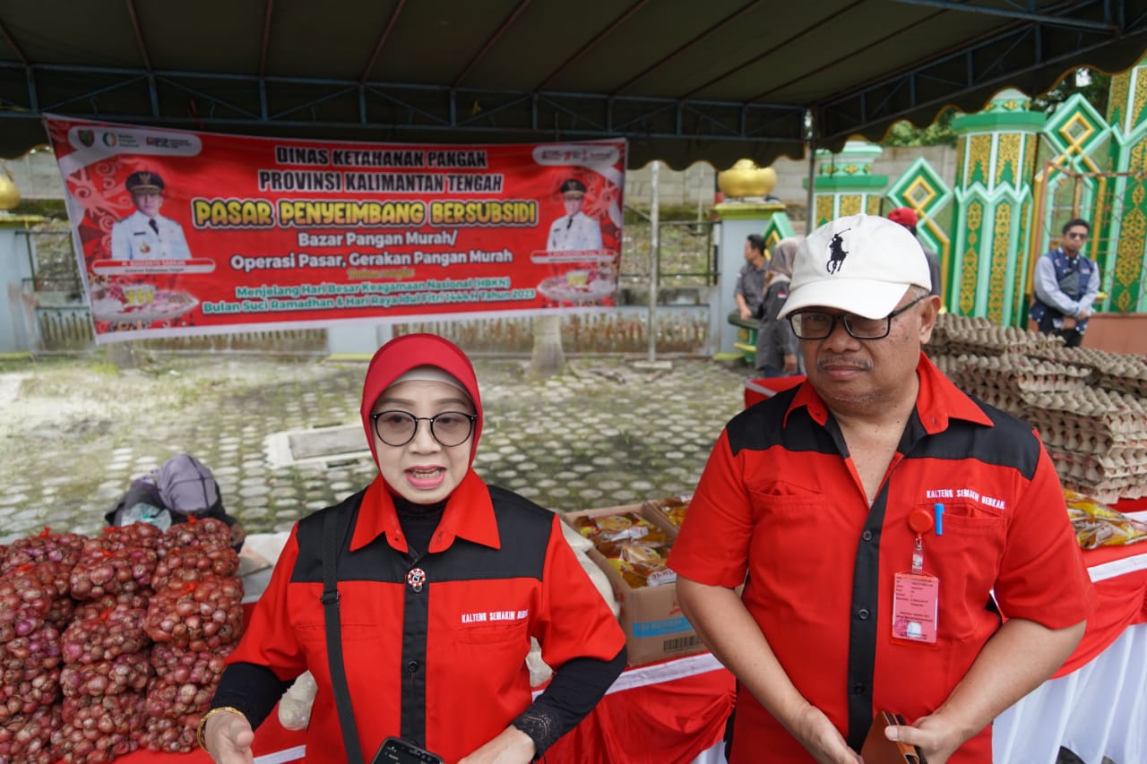 Pemprov Kalteng Gelar Pasar Murah dan Pasar Penyeimbang yang Dilaksanakan di Kabupaten/Kota se-Kalteng