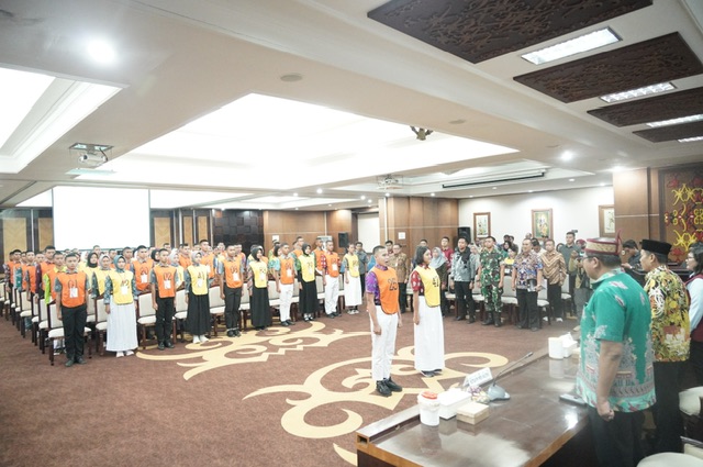 Sahli Yuas Elko Tutup Seleksi Calon Paskibraka Tingkat Prov. Kalteng Tahun 2025