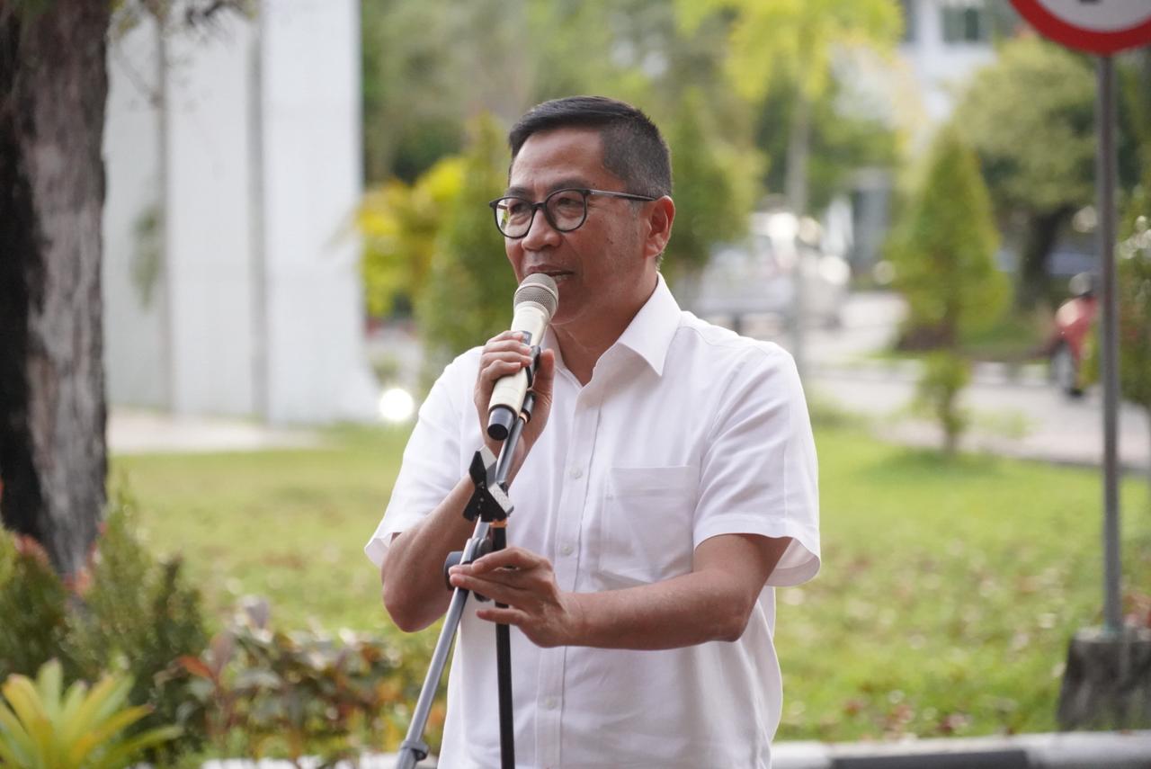 Plt Sekda Prov Kalteng Leonard S Ampung Hadiri Panggung Dinas Pemuda dan Olahraga Kalteng