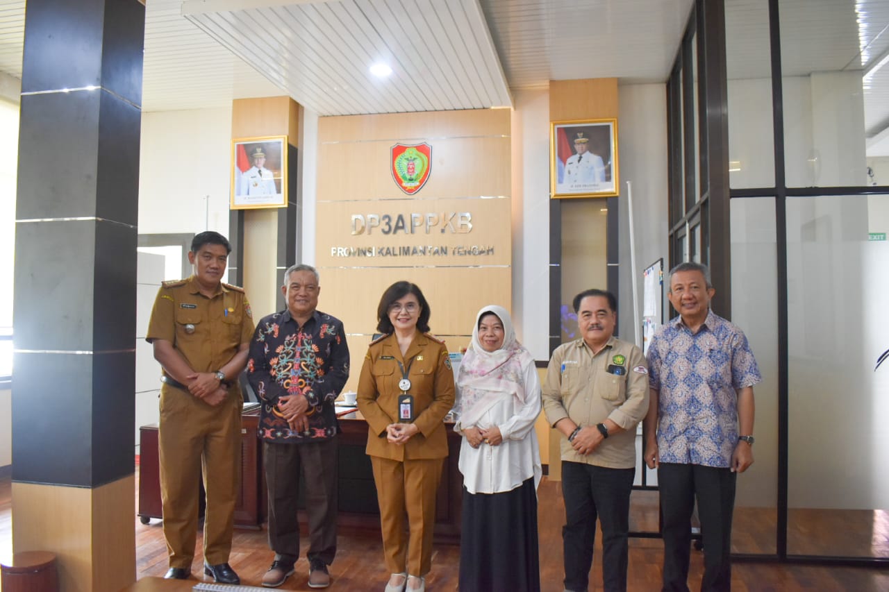 Kepala Dinas P3APPKB Prov. Kalteng Linae Victoria Aden Terima Kunjungan Tim Kajian UPR