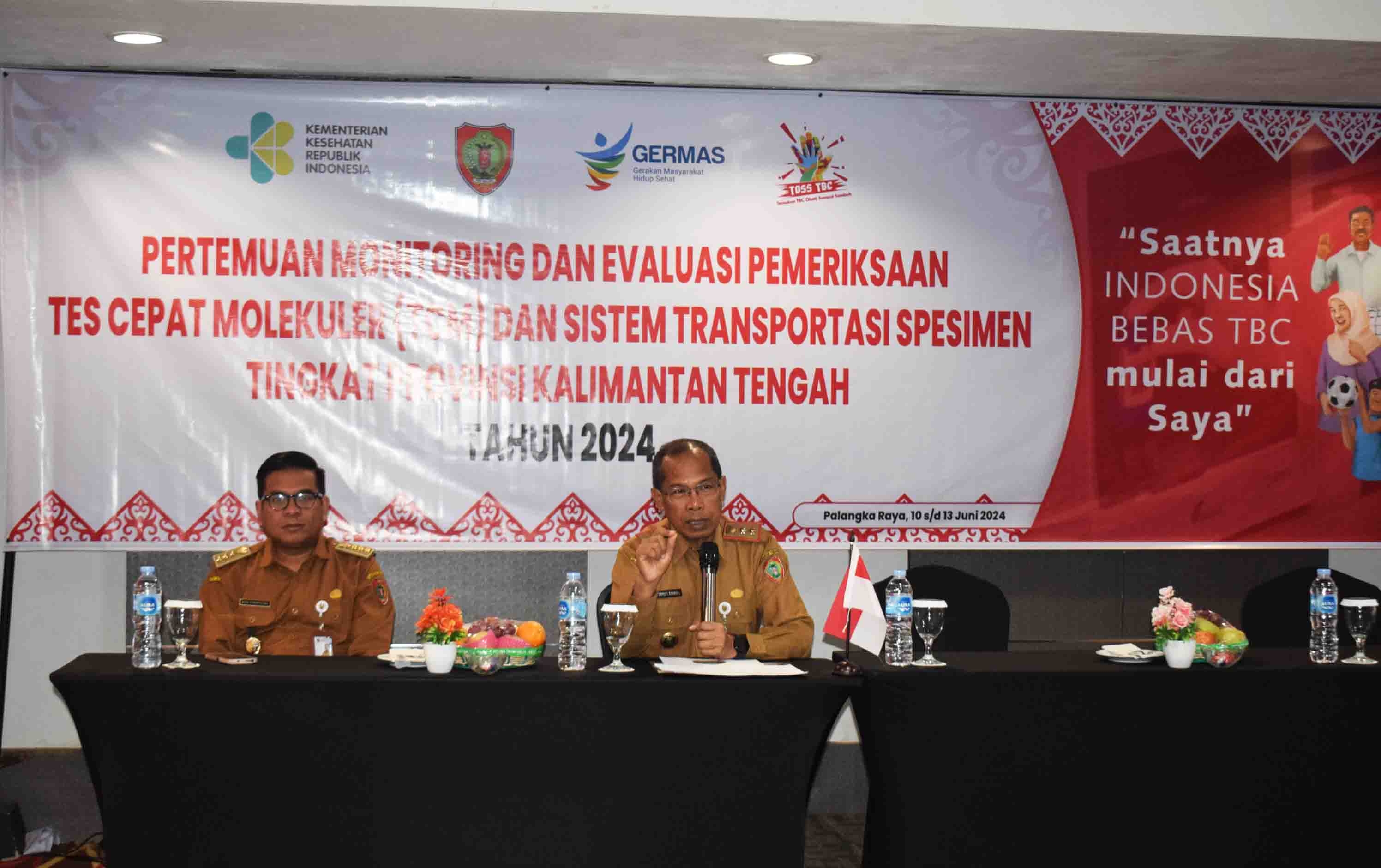 Dinkes Prov Kalteng Gelar Pertemuan Monitoring dan Evaluasi Pemeriksaan TCM dan Sistem Transportasi Spesimen