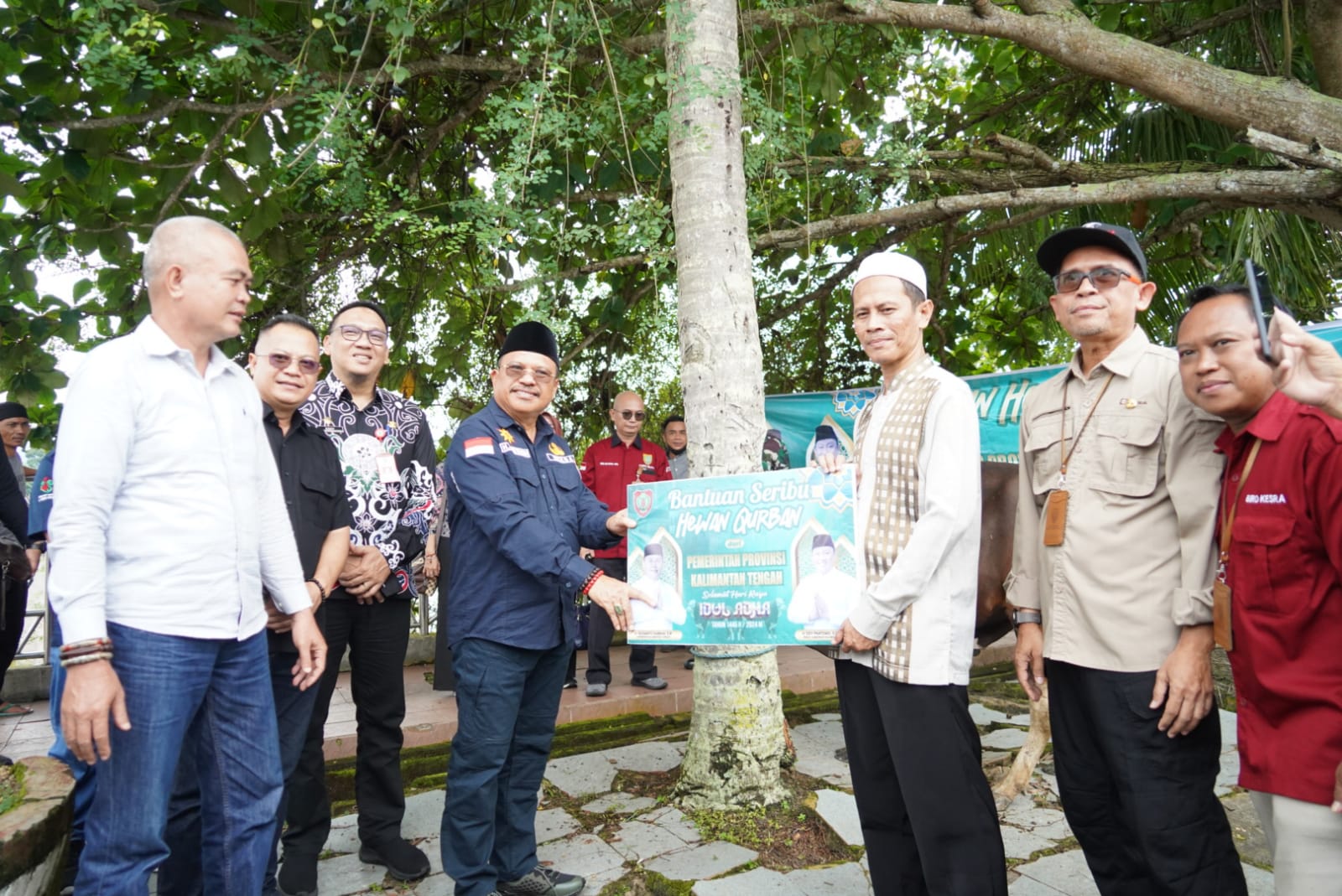 Sekda Nuryakin Serahkan Sapi Kurban Sebanyak 35 Ekor di Wilayah Barito Selatan