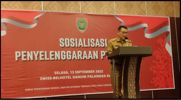 DPMPTSP Prov. Kalteng Gelar Sosialisasi PTSP Prima se-Kalteng