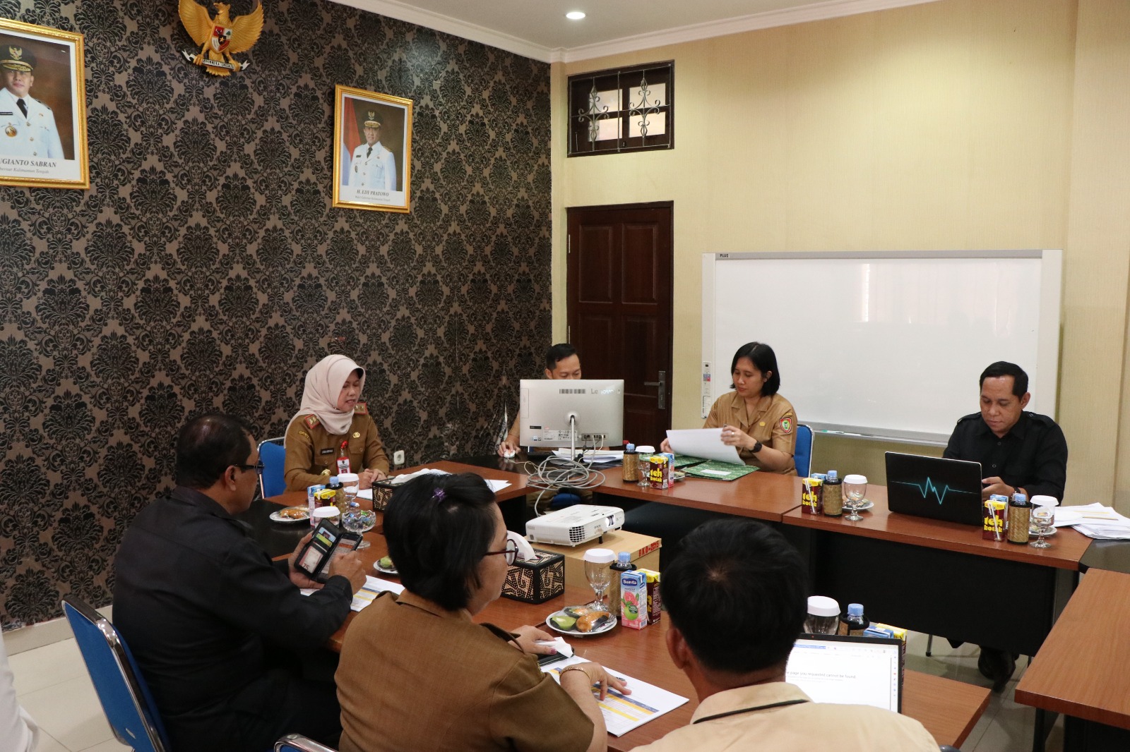 BKD Prov. Kalteng Terima Visitasi Monev Keterbukaan Informasi Publik Tahun 2023