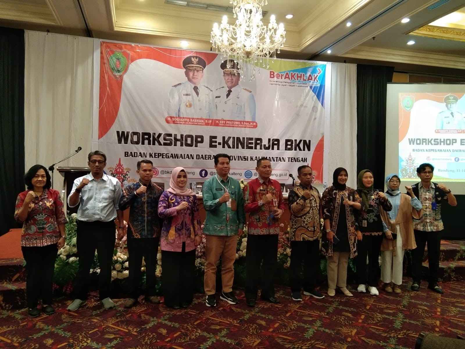 Inspektorat Daerah Prov. Kalteng Dukung Pelaksanaan Workshop E-Kinerja BKN dan Sinerja BKD