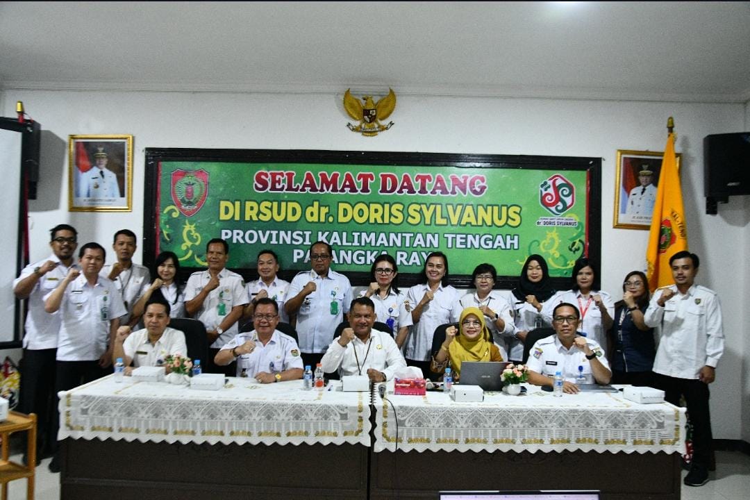 RSUD dr. Doris Sylvanus Palangka Raya Terima Kunjungan Tim Penilai dari Komisi Informasi Provinsi Kalteng