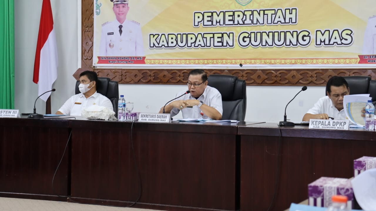 Pemkab Gumas Gelar Rapat Satuan Tugas Ketahanan Pangan