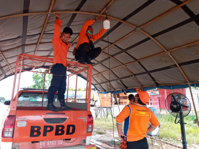 BPBD Kobar Gencarkan Upaya Penanganan Covid-19 Dengan Pembukaan Pos Penyekatan Di Beberapa Titik