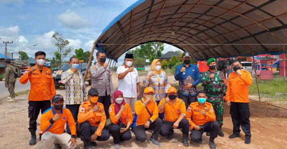 BPBD Kobar Gencarkan Upaya Penanganan Covid-19 Dengan Pembukaan Pos Penyekatan Di Beberapa Titik