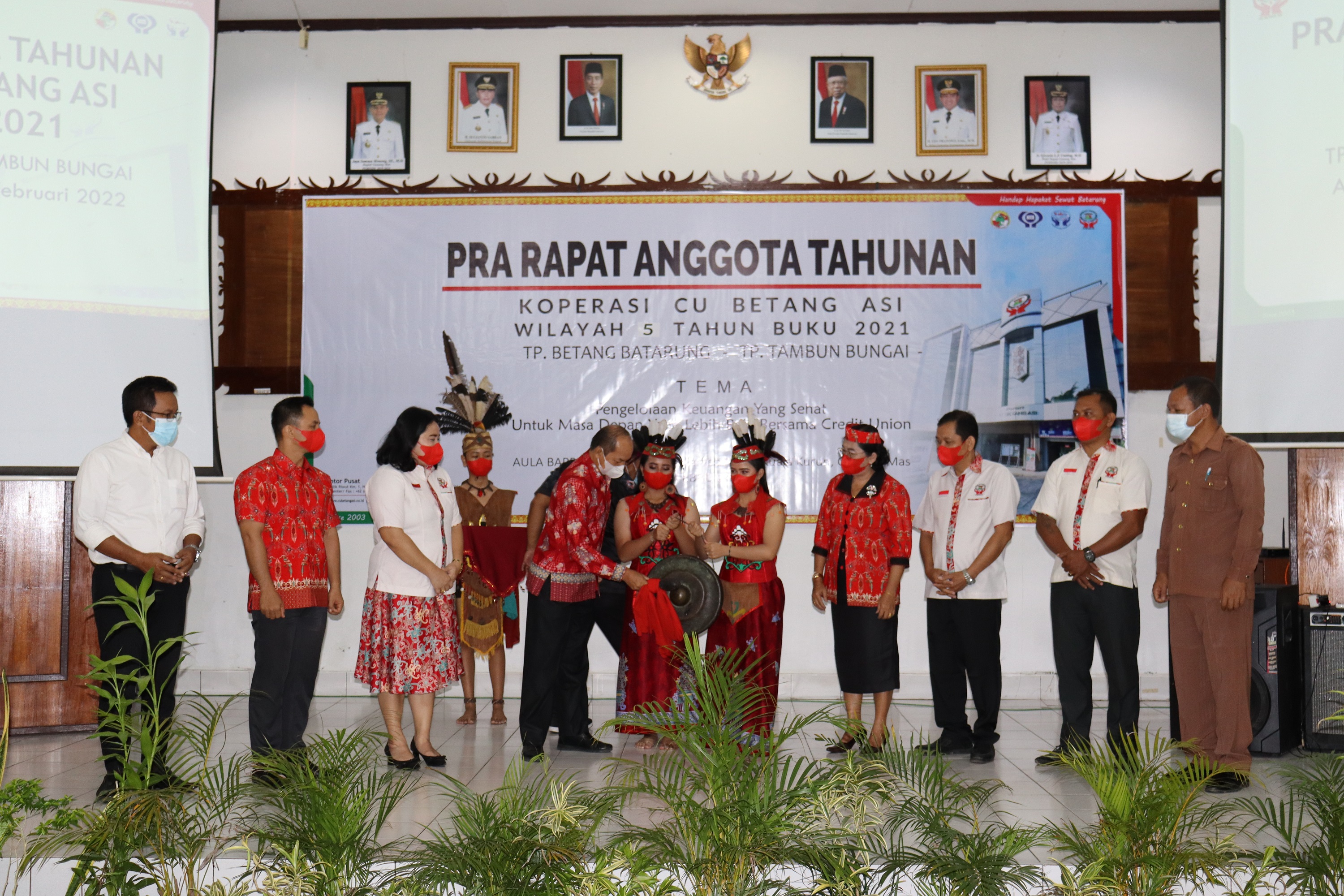 Buka Secara Resmi Kegiatan Pra Rat CU Anggota Tahun Buku 2021 Koperasi Kredit CU Betang Asi