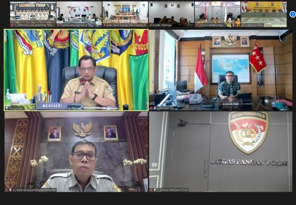 Pemprov. Kalteng Hadiri Rapat Koordinasi Pengendalian Inflasi Tahun 2023