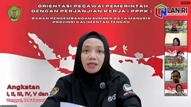 BPSDM Prov. Kalteng Mengadakan Pembukaan Orientasi Pengembangan Kompetensi Bagi PPPK Angkatan I Tahun 2025