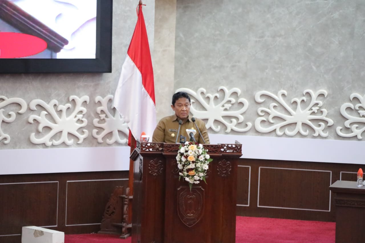 Wagub Kalteng Edy Pratowo Hadiri Rapat Paripurna ke - 2 Masa Persidangan I Tahun Sidang 2024