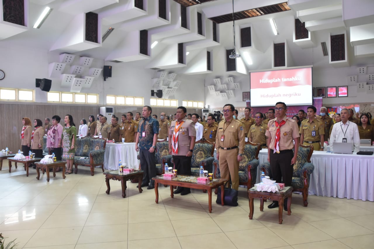 Wagub Edy Pratowo Imbau Kabupaten/Kota se-Kalteng Wajib Perhatikan Dengan Baik Kelembagaan Penelitian dan Pengembangan Sesuai Beban Fungsi Penunjang Masing-masing dan Dikelola Secara Profesional