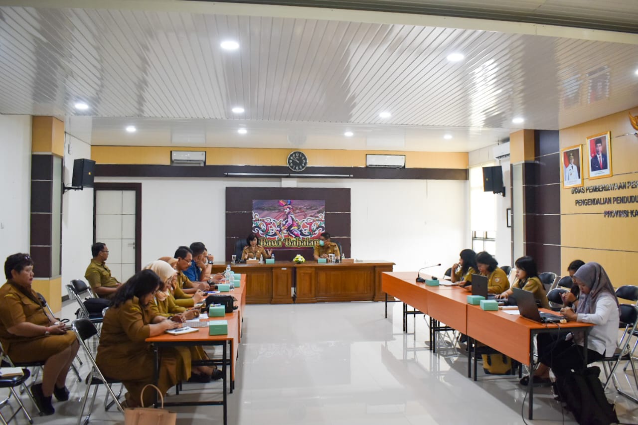DP3APPKB Prov. Kalteng Gelar Rapat Persiapan Penyusunan GDPK