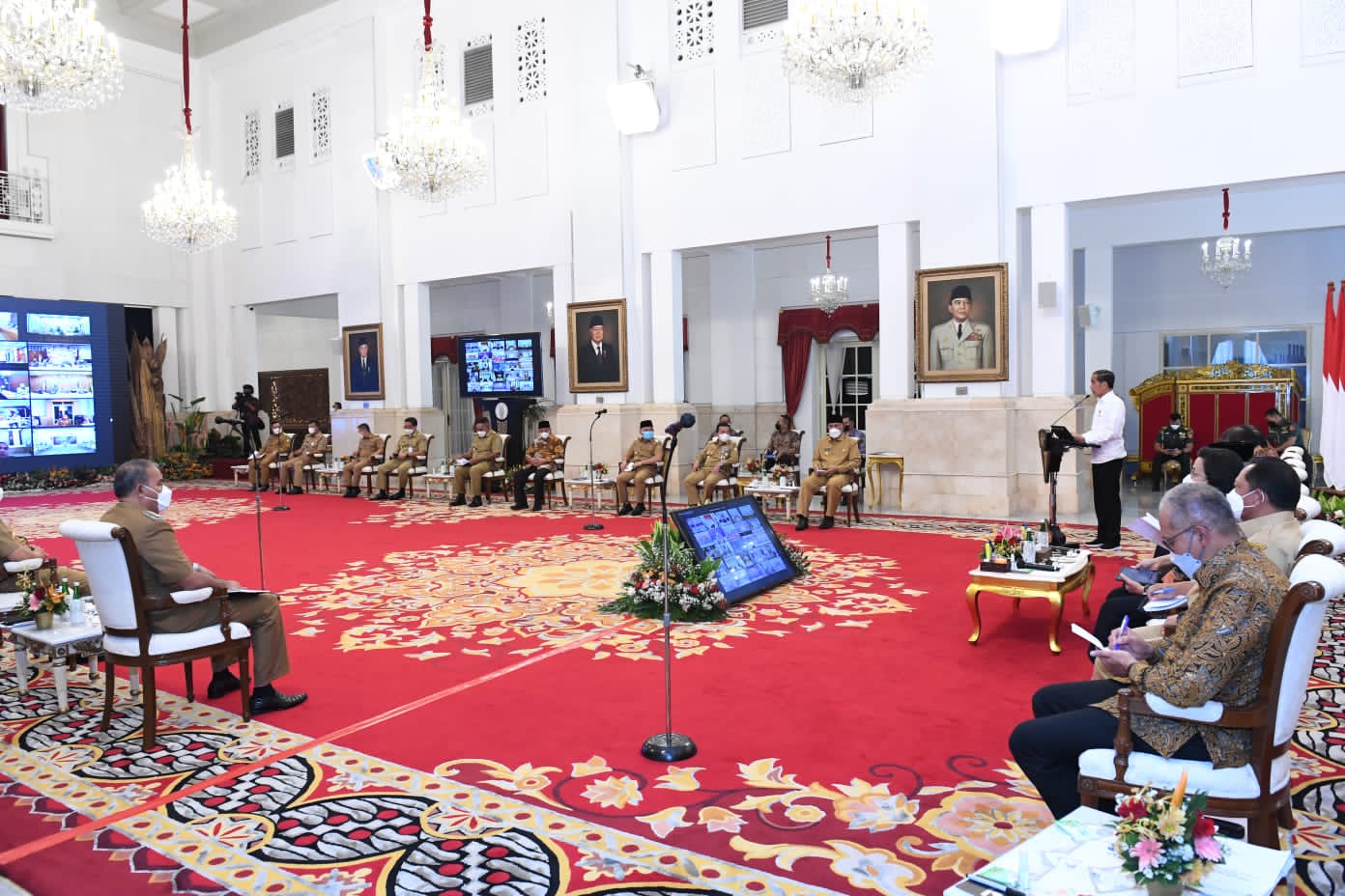 Gubernur Kalteng Sugianto Sabran Hadiri Langsung Pertemuan Presiden RI Joko Widodo Terkait Pengendalian Inflasi