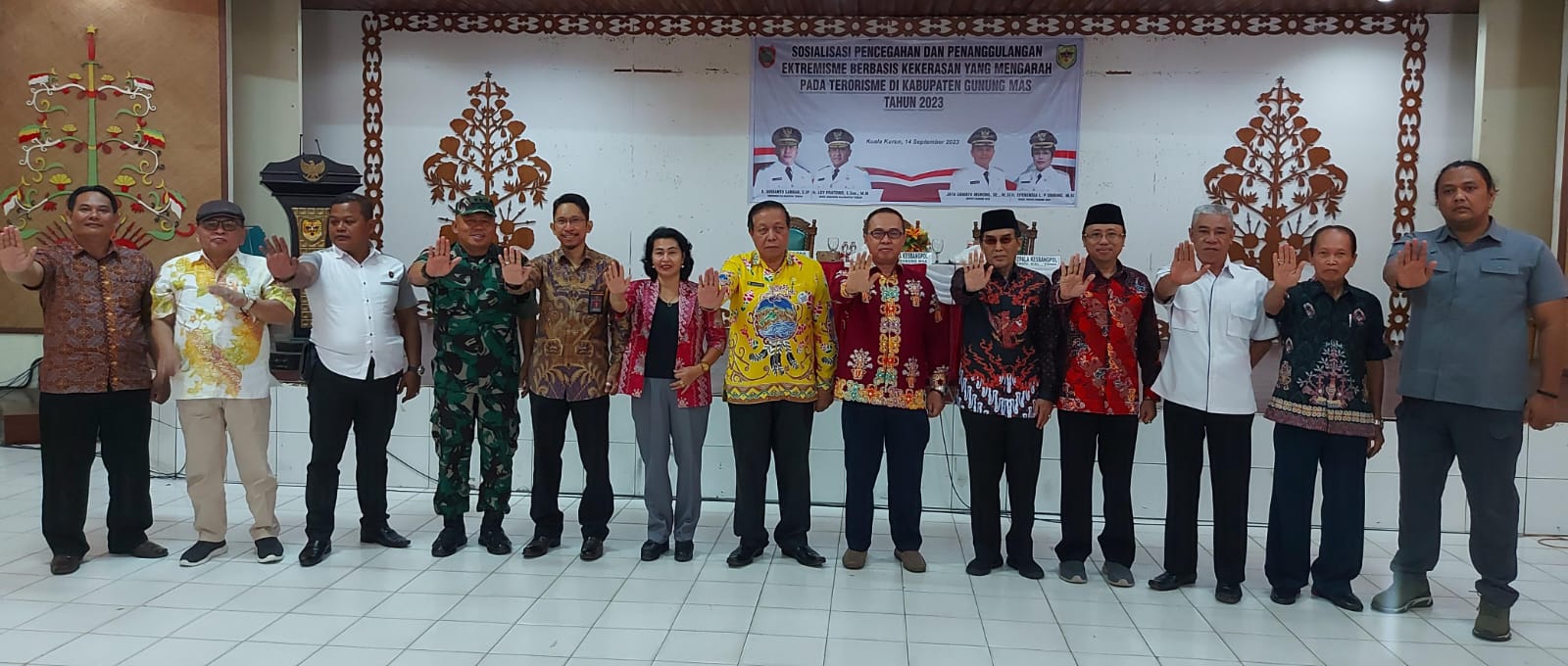 Badan Kesbangpol Prov. Kalteng Gelar Sosialisasi Pencegahan dan Penanggulangan Ekstremisme