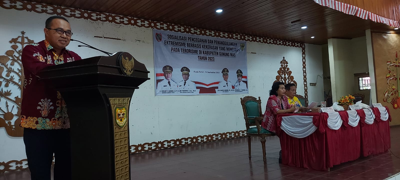 Badan Kesbangpol Prov. Kalteng Gelar Sosialisasi Pencegahan dan Penanggulangan Ekstremisme