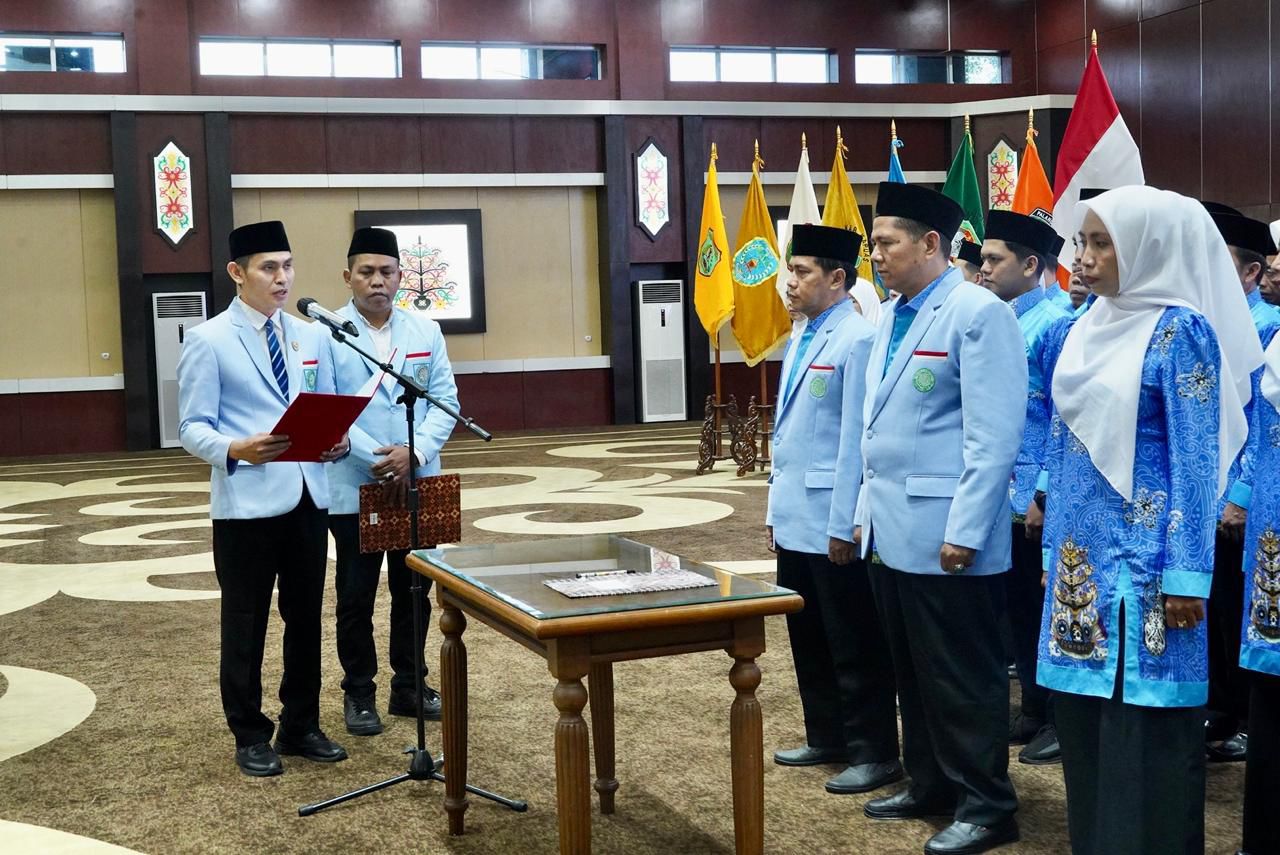 Wagub Edy Pratowo Hadiri Sekaligus Mengukuhkan DPW BKPRMI Provinsi Kalteng Periode 2024-2029