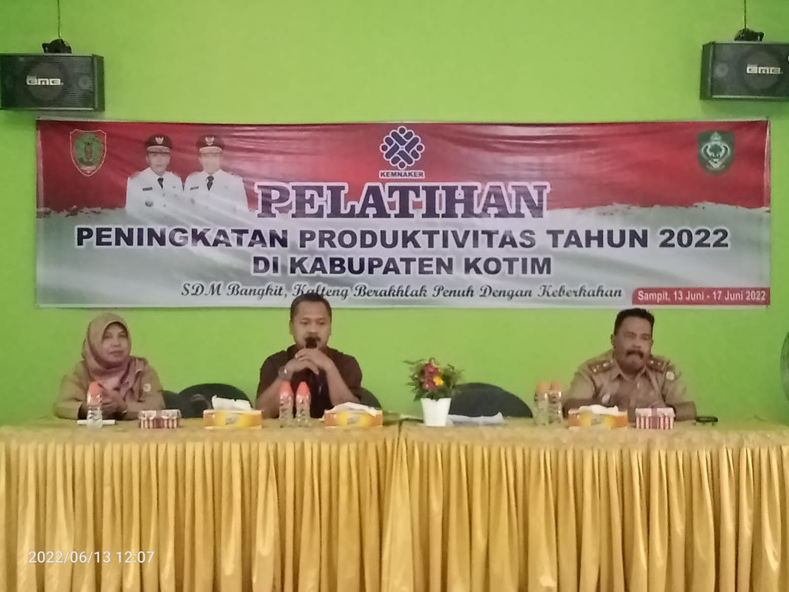 Disnakertrans Prov. Kalteng Lakukan Pelatihan Peningkatan Produktivitas