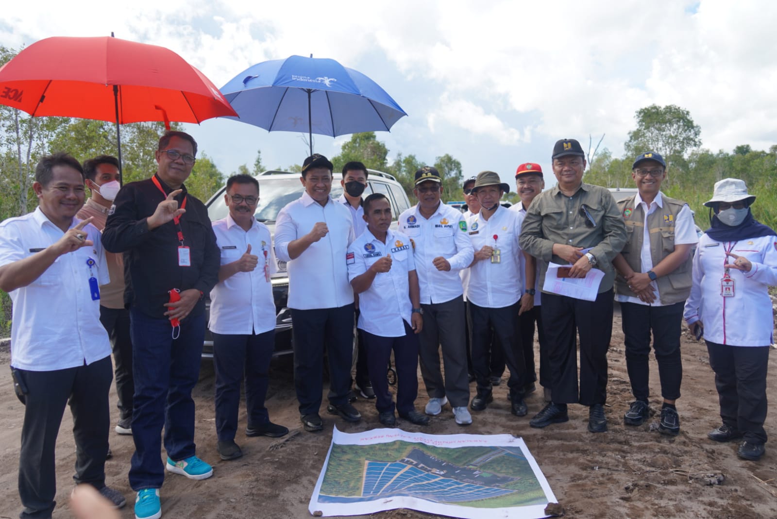 Tinjau Pembangunan Kawasan Shrimp Estate Di Desa Sungai Raja