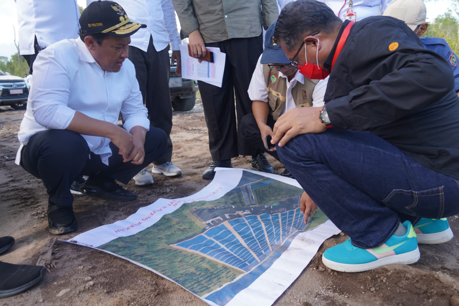 Tinjau Pembangunan Kawasan Shrimp Estate Di Desa Sungai Raja