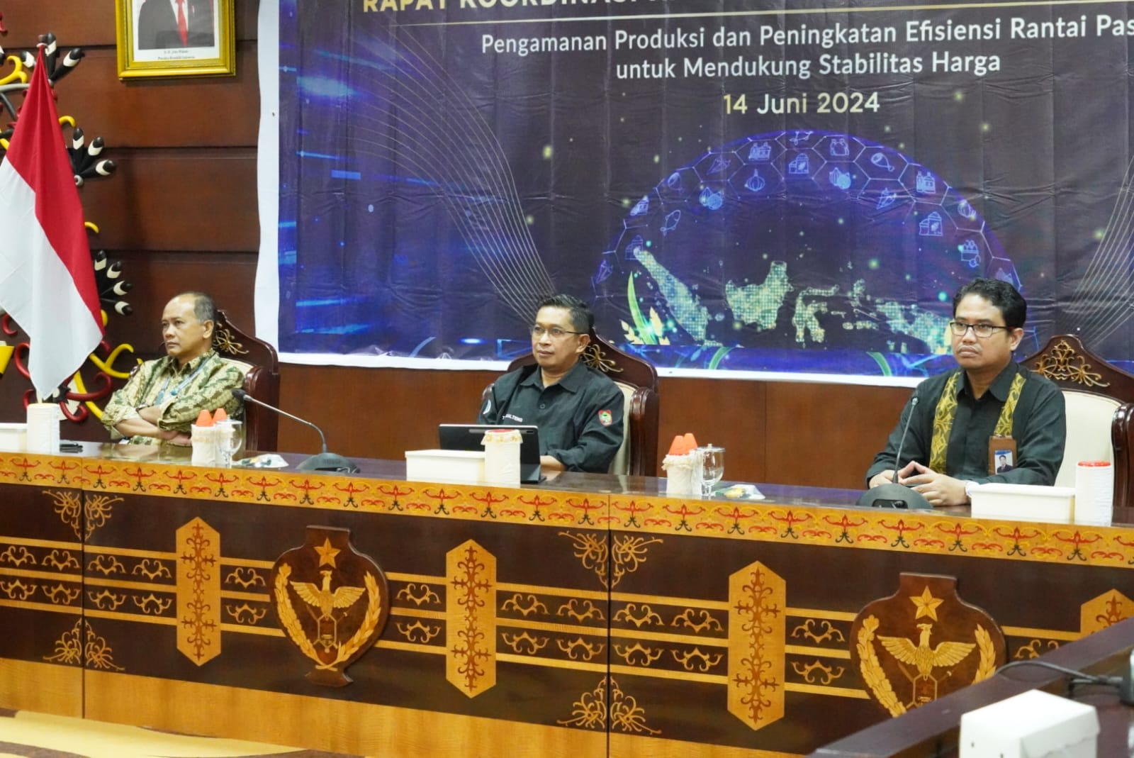 Mewakili Gubernur Kalteng, Kepala Biro Ekonomi Said Salim Ikuti Rakornas Pengendalian Inflasi 2024