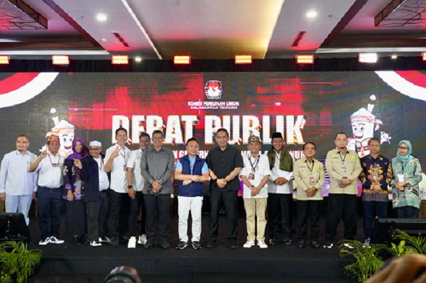 Gubernur Kalteng Sugianto Sabran Hadir Saksikan Debat Publik Pasangan Calon Gubernur dan Wakil Gubernur Kalteng Tahun 2024