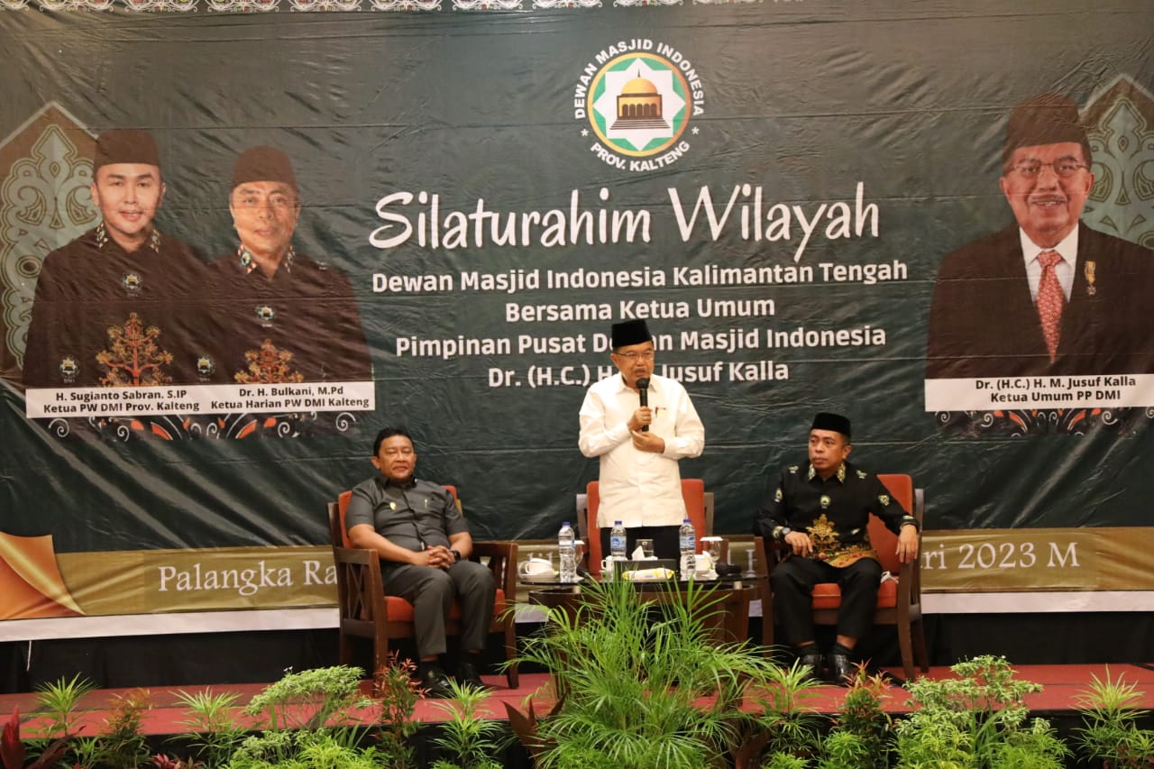 Wagub Kalteng Hadiri Acara Silaturahmi Wilayah Bersama Ketua Umum Pimpinan Pusat DMI