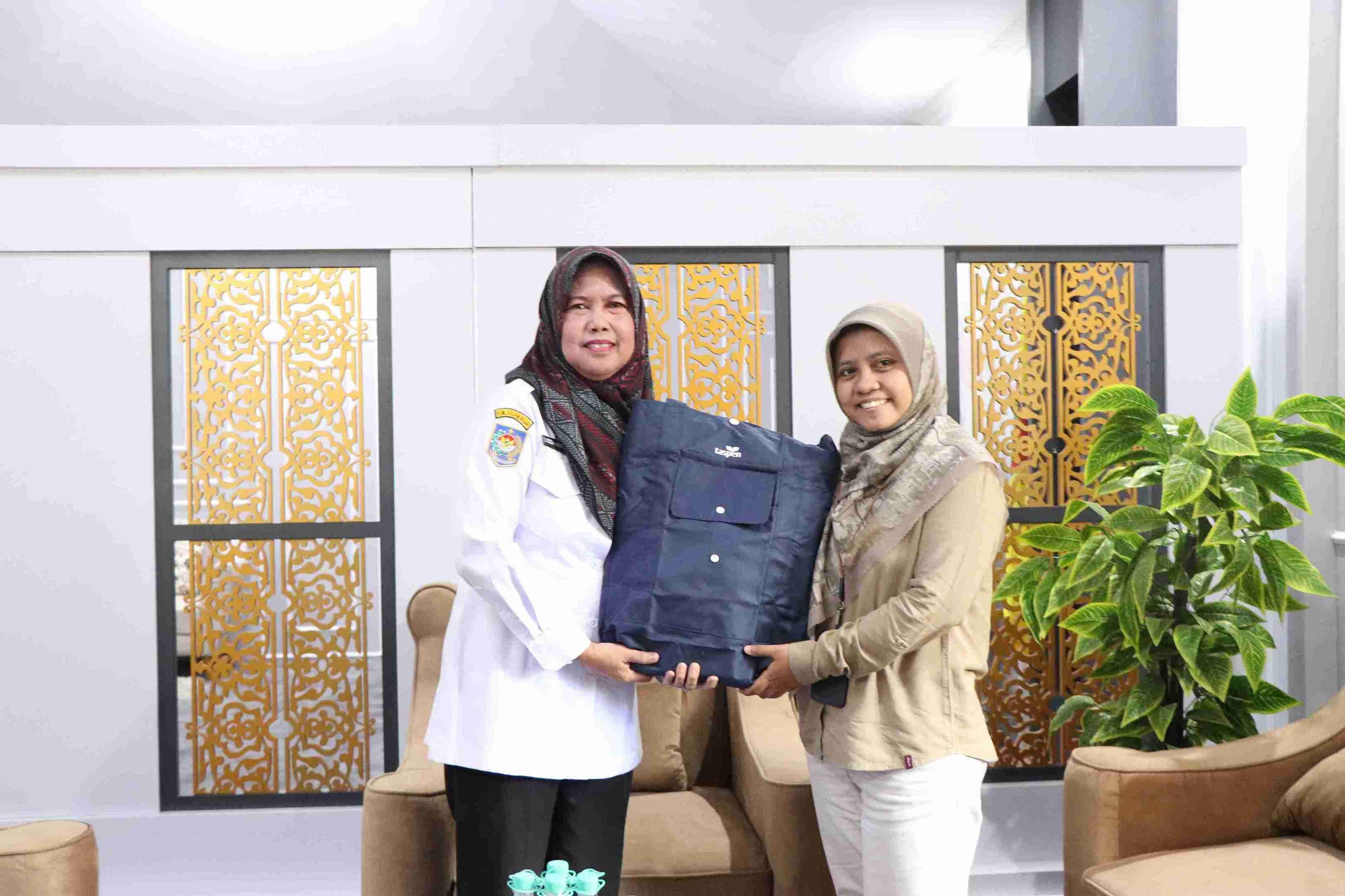 Kepala BKD Prov. Kalteng Lisda Arriyana Terima Kunjungan dari PT Taspen dan PT Bank Mandiri Taspen