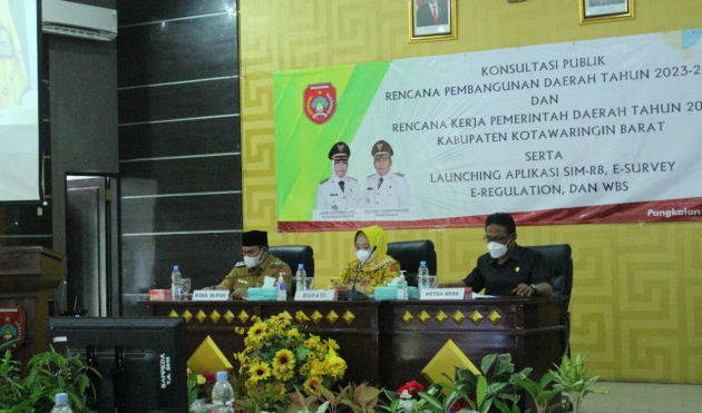 Konsultasi Publik RPD Tahun 2023-2026 Dan RKP Tahun 2023 Kabupaten Kobar