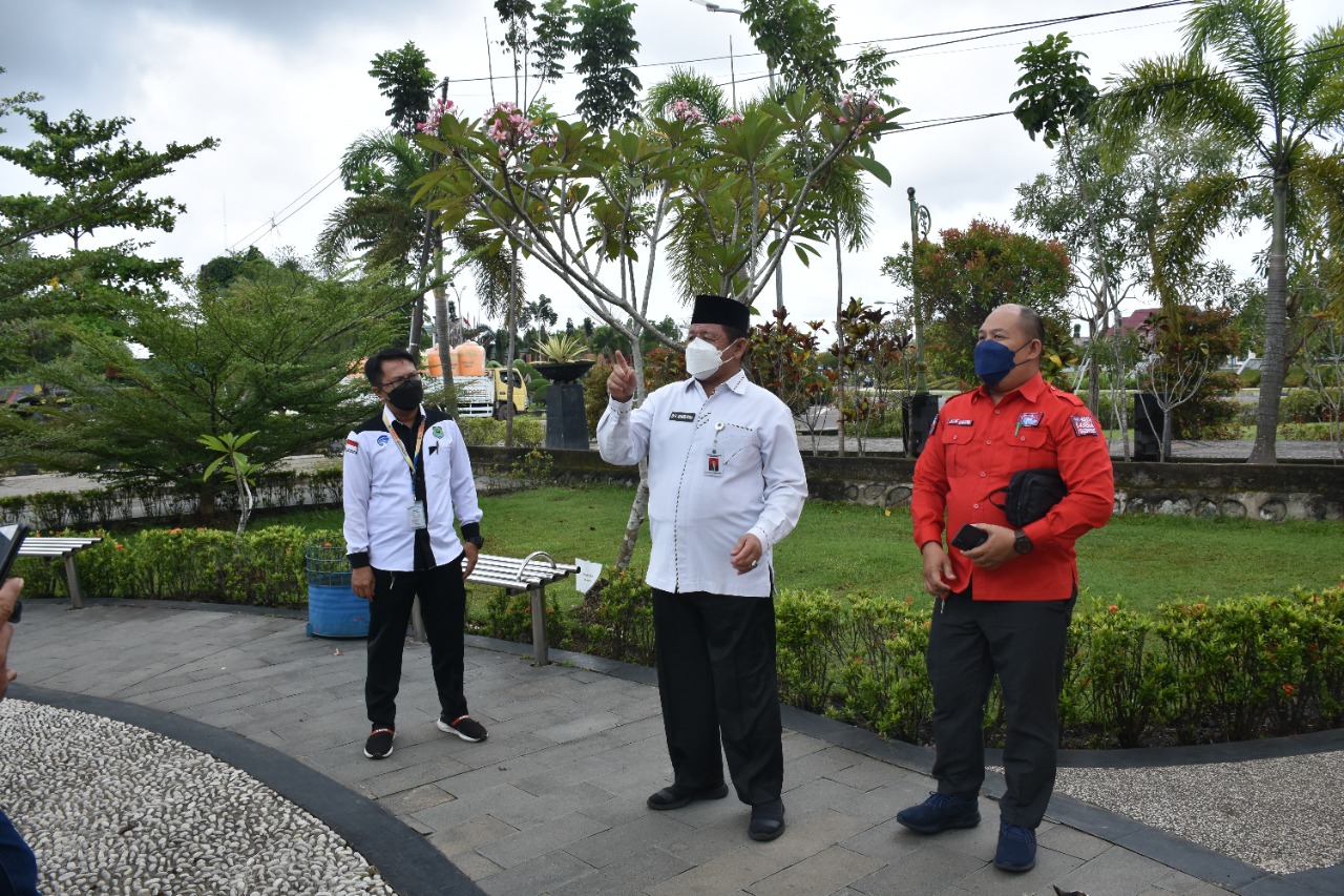 Pemkab Kapuas Lakukan Pemasangan Akses Wifi Gratis Di Area Taman Askari Kapuas