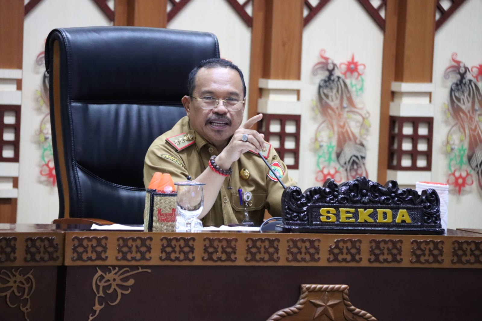 Sekda Prov. Kalteng Hadiri Rakor Pengendalian Inflasi Tahun 2023