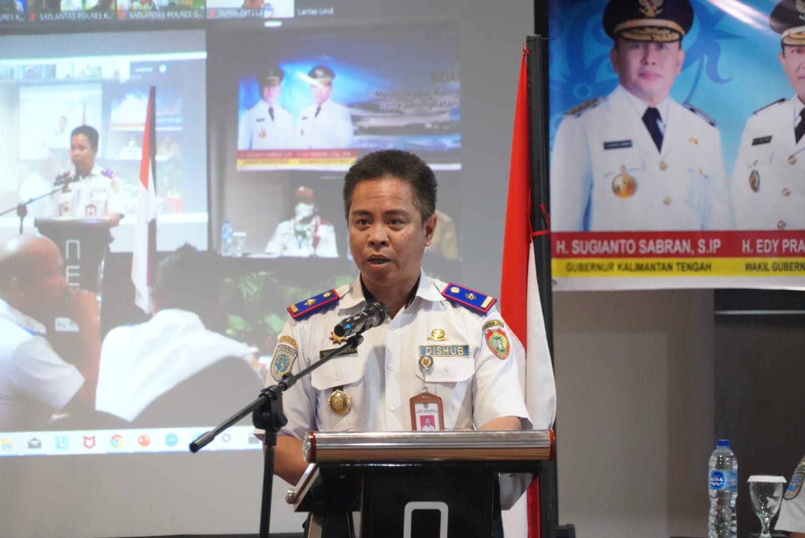 SAG Kalteng Yuas Elko Buka Rakornis Bidang Perhubungan se Kalteng