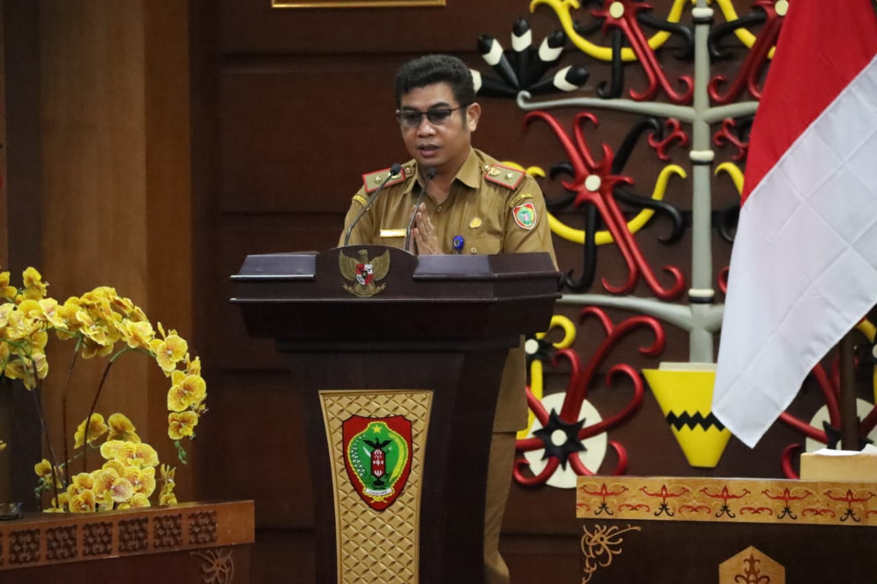 Sahli Gubernur Bidang KSDM buka Bimtek Peningkatan Kapasitas Pengelola SP4N-LAPOR! di Prov. Kalteng Tahun 2023