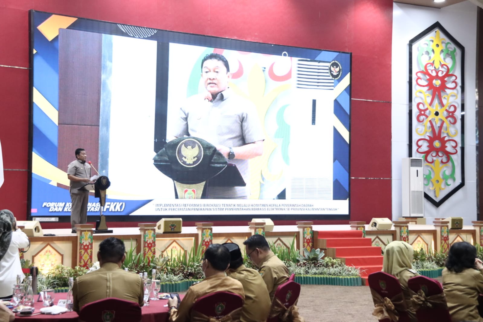 Wagub Kalteng Edy Pratowo Buka Secara Resmi Forum Koordinasi dan Konsultasi Peningkatan Implementasi Reformasi Birokrasi dan Percepatan Penerapan SPBE