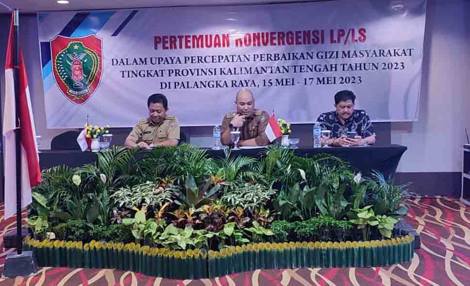 Dinkes Prov. Kalteng Gelar Pertemuan Konvergensi Lintas Program dan Lintas Sektor Dalam Upaya Percepatan Perbaikan Gizi Masyarakat