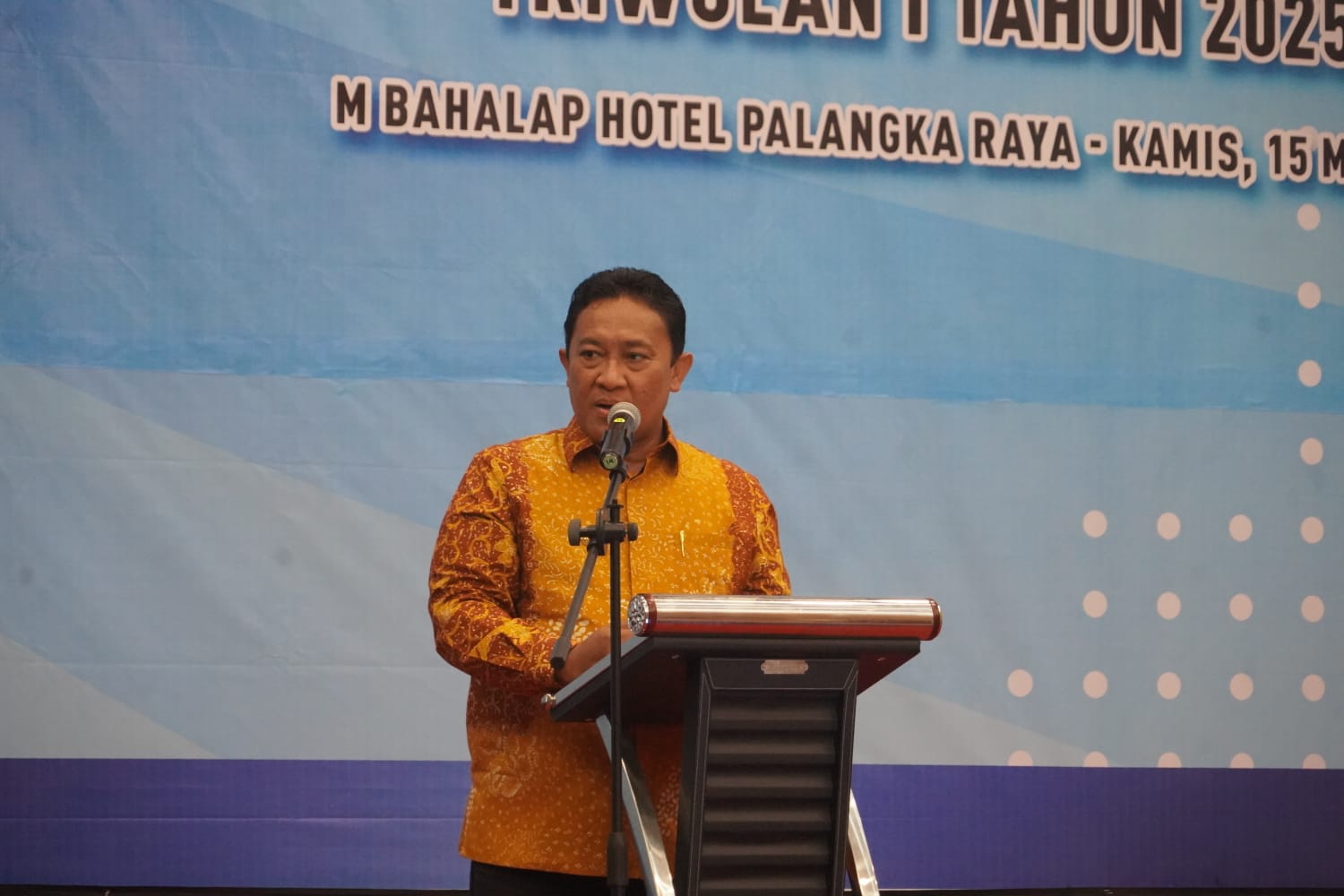 Wagub Kalteng Edy Pratowo Buka Rakordalev Pelaksanaan Rencana Pembangunan Daerah Prov. Kalteng Triwulan I Tahun 2025